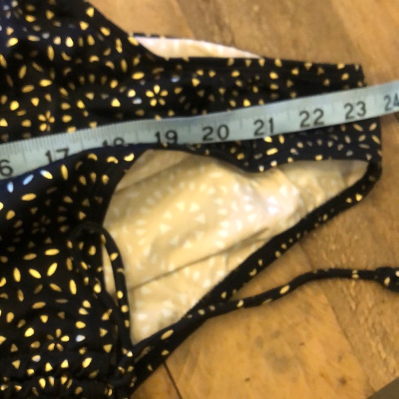 CLEOBELLA TURQUOISE black gold onepiece high neck - Picture 6 of 8